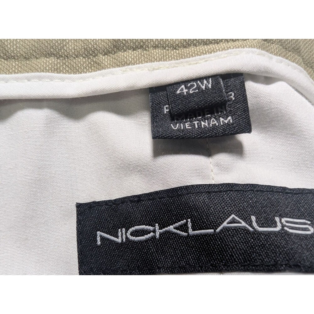 NWT Jack Nicklaus Men's Core Golf Shorts 42 Khaki N1181 Performance UPF 50 - Picture 3 of 11